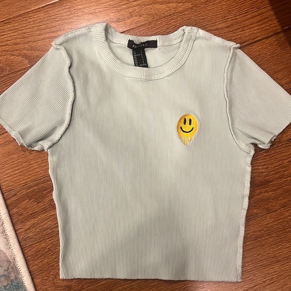 Forever 21 ribbed crop top